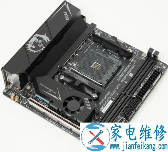 MSI MPG B550I GAMING EDGE WIFI主板评测开箱